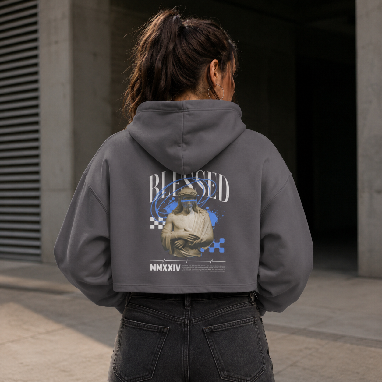ZN Mythology Cropped Hoodie